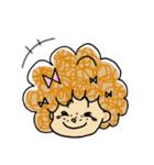 アフロっ娘ほっこり系 さーやとねずみ（個別スタンプ：13）