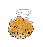アフロっ娘ほっこり系 さーやとねずみ（個別スタンプ：14）