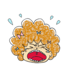 アフロっ娘ほっこり系 さーやとねずみ（個別スタンプ：18）