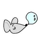 アフロっ娘ほっこり系 さーやとねずみ（個別スタンプ：23）