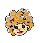 アフロっ娘ほっこり系 さーやとねずみ（個別スタンプ：30）