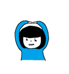 食いしん坊な女の子（個別スタンプ：1）