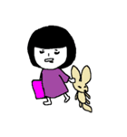 食いしん坊な女の子（個別スタンプ：4）