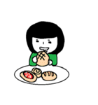 食いしん坊な女の子（個別スタンプ：15）