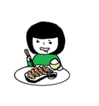 食いしん坊な女の子（個別スタンプ：31）