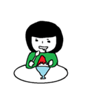 食いしん坊な女の子（個別スタンプ：38）