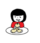 食いしん坊な女の子（個別スタンプ：39）