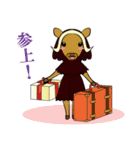 くまくまペンギンたまに牛（個別スタンプ：21）