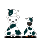 くまくまペンギンたまに牛（個別スタンプ：31）