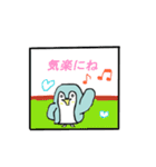 ペンギンのかなちゃんとイルカ（個別スタンプ：5）