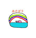 ペンギンのかなちゃんとイルカ（個別スタンプ：21）