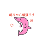 ペンギンのかなちゃんとイルカ（個別スタンプ：27）