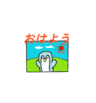 ペンギンのかなちゃんとイルカ（個別スタンプ：38）