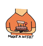WHERE IS HIS HEAD？（個別スタンプ：15）