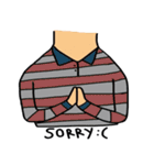 WHERE IS HIS HEAD？（個別スタンプ：18）