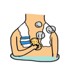 WHERE IS HIS HEAD？（個別スタンプ：19）