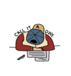 WHERE IS HIS HEAD？（個別スタンプ：21）