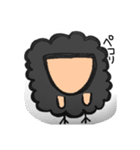 鳥足ひつじさん（個別スタンプ：4）