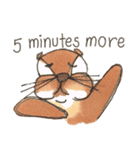 The adorable otters speak English（個別スタンプ：12）