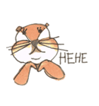 The adorable otters speak English（個別スタンプ：15）