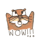 The adorable otters speak English（個別スタンプ：18）