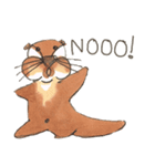 The adorable otters speak English（個別スタンプ：28）
