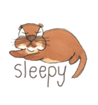 The adorable otters speak English（個別スタンプ：29）
