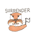 The adorable otters speak English（個別スタンプ：32）