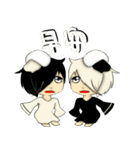 Black and white sesame tang yuan brother（個別スタンプ：17）