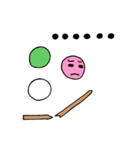 不思議の花見団子（個別スタンプ：9）