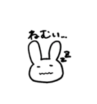 のんびり うさぎ（個別スタンプ：21）