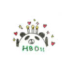 シロクマとパンダ（個別スタンプ：37）
