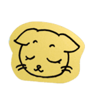 紙の上のにゃんこ（個別スタンプ：5）
