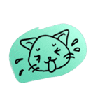 紙の上のにゃんこ（個別スタンプ：7）