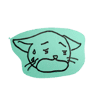 紙の上のにゃんこ（個別スタンプ：8）