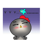 black-bone chicken a mountain（個別スタンプ：8）