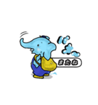 仲良し象（個別スタンプ：24）