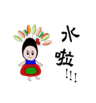 Balloon beauty woman（個別スタンプ：4）