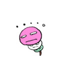 ゆるだんご（個別スタンプ：10）