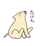 やさしい顔の犬（個別スタンプ：2）