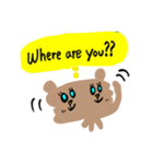 つかえるご挨拶クマsan（個別スタンプ：14）