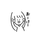あやのちゃんのらくがきスタンプ（個別スタンプ：4）
