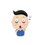 Raccoon eyes Man（個別スタンプ：1）