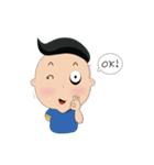 Raccoon eyes Man（個別スタンプ：3）