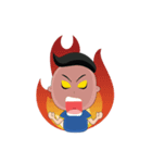 Raccoon eyes Man（個別スタンプ：6）