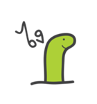 One Green Worm（個別スタンプ：1）