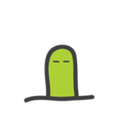 One Green Worm（個別スタンプ：9）