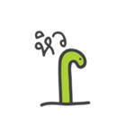 One Green Worm（個別スタンプ：11）