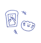 クリームパンと食パン（個別スタンプ：20）