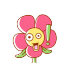 Cute Cartoon Flower（個別スタンプ：7）